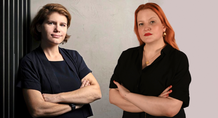 Ingrid Brodnig und Beatrice Frasl